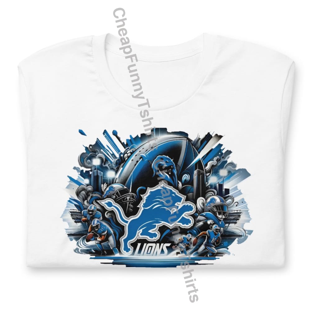 Detroit Lions Football Unisex Classic Tee T-Shirt