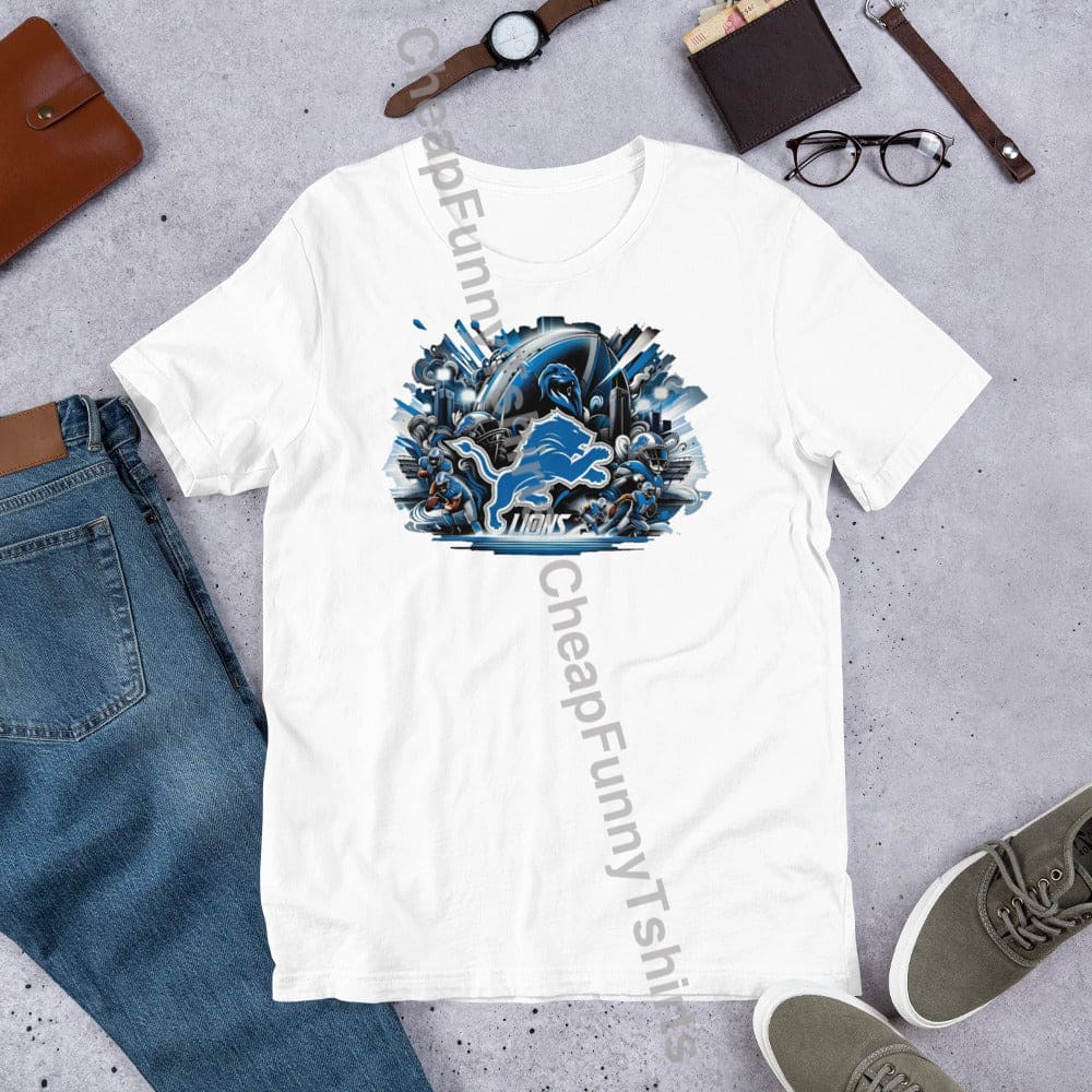 Detroit Lions Football Unisex Classic Tee T-Shirt