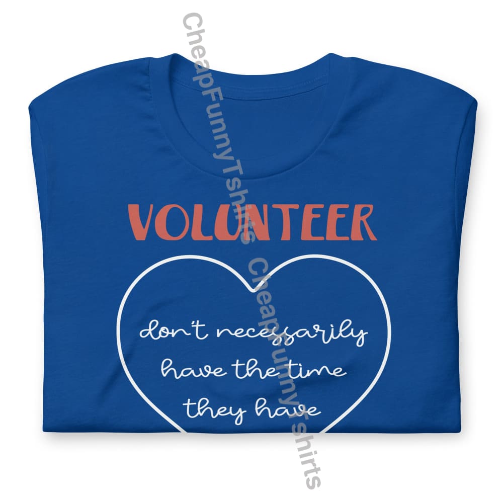Volunteer Heart Unisex t-shirt T-Shirt
