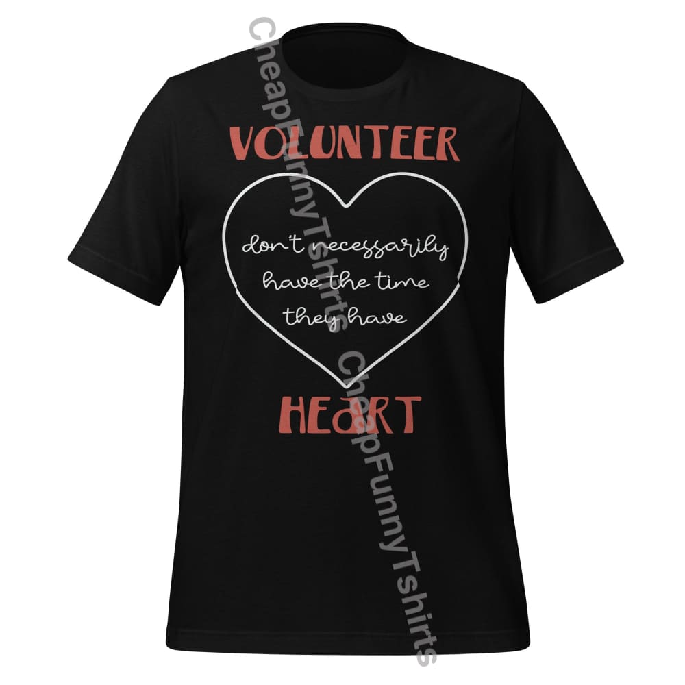 Volunteer Heart Unisex t-shirt Black / XS T-Shirt