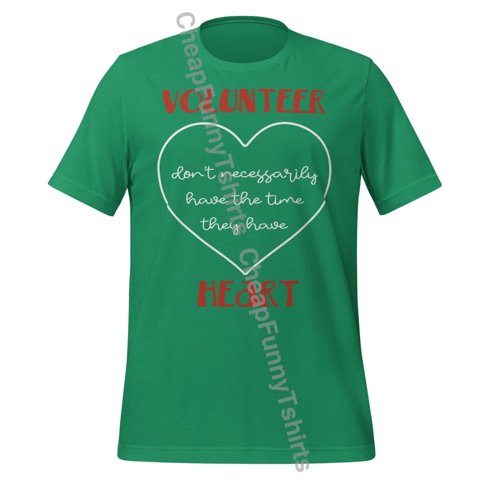 Volunteer Heart Unisex t-shirt Kelly / XS T-Shirt