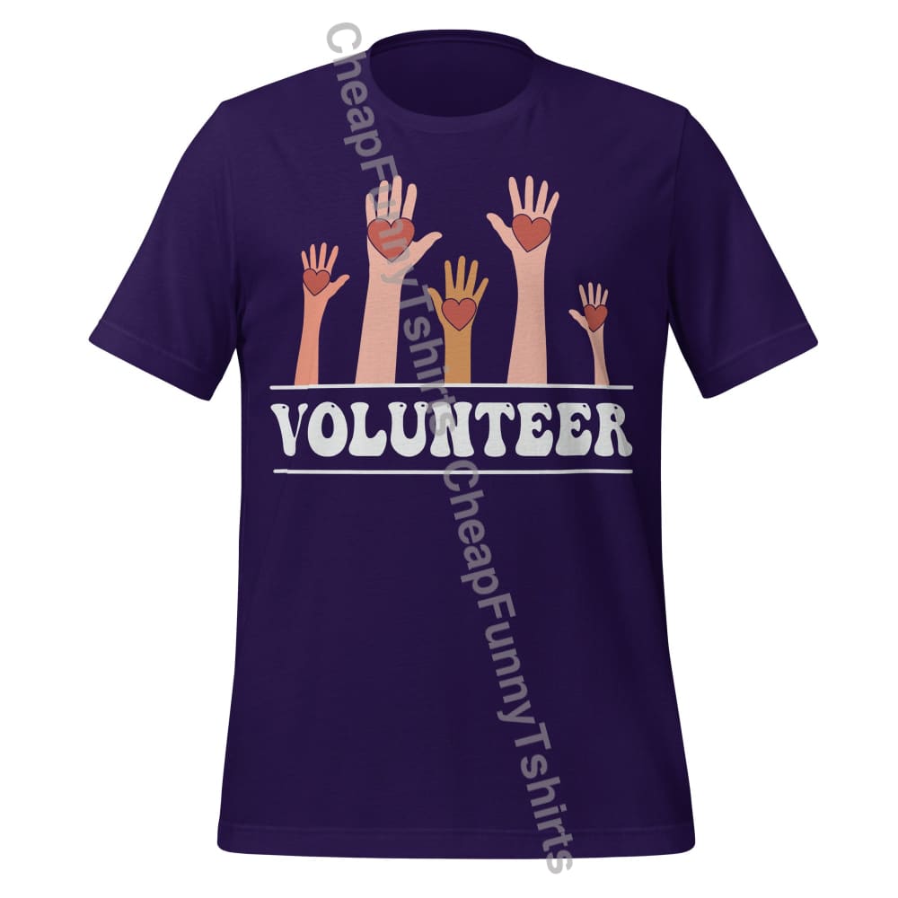Volunteer Unisex t-shirt Team Purple / XS T-Shirt