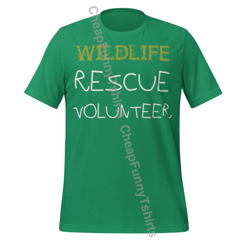 Wildlife Rescue Volunteer Unisex t-shirt Kelly / S T-Shirt