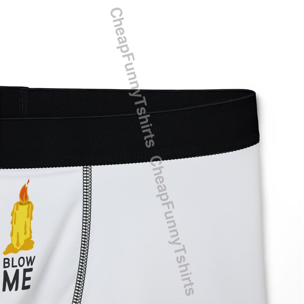 Blow My Candle Humorous Men’s Boxers All Over Prints