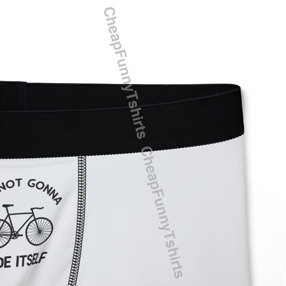 Funny Bicycle Men’s Boxers - ’It’s Not Gonna Ride Itself’ All Over Prints