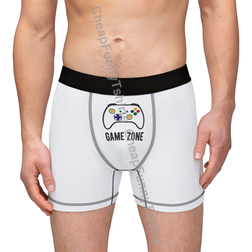 Game Zone Men’s Boxers - Fun & Comfortable Gaming Underwear All Over Prints