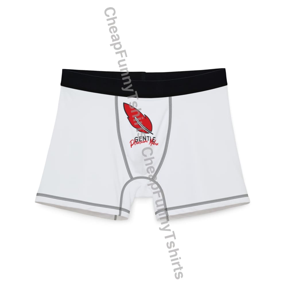 Gentle Pleasure Maker Comfortable Men’s Boxers S / Black stitching All Over Prints
