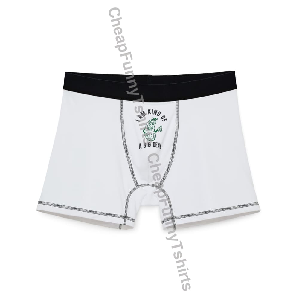 I Am Kind of a Big Deal Men’s Boxers S / Black stitching All Over Prints