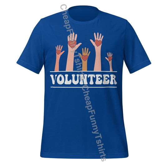 Volunteer Unisex t-shirt True Royal / S T-Shirt