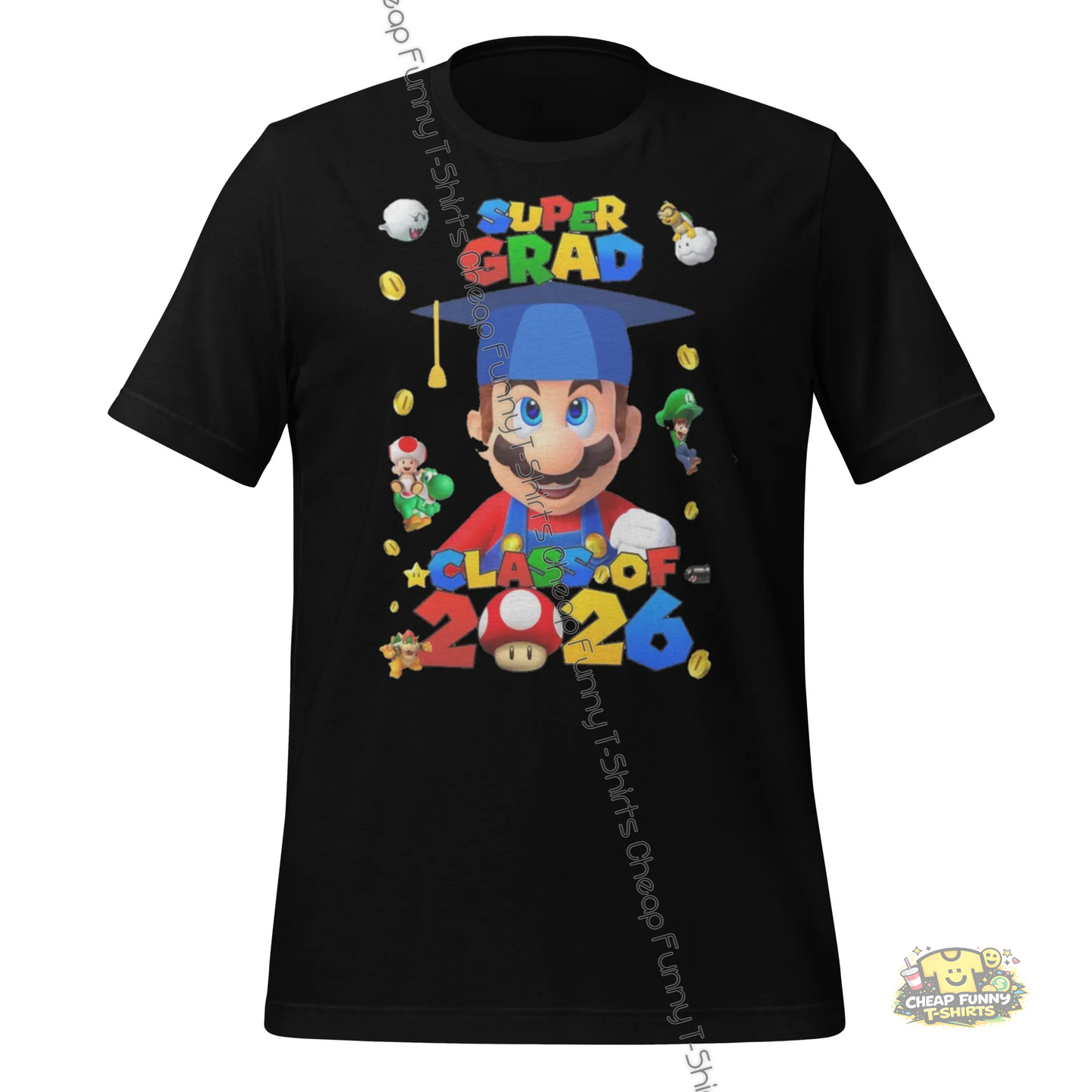 Watermarked - Supergrad Class of 2026 Unisex t-shirt