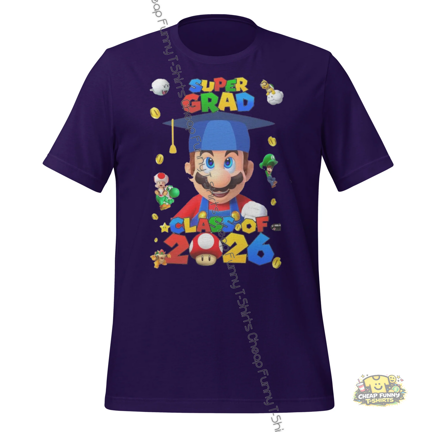 Watermarked - Supergrad Class of 2026 Unisex t-shirt