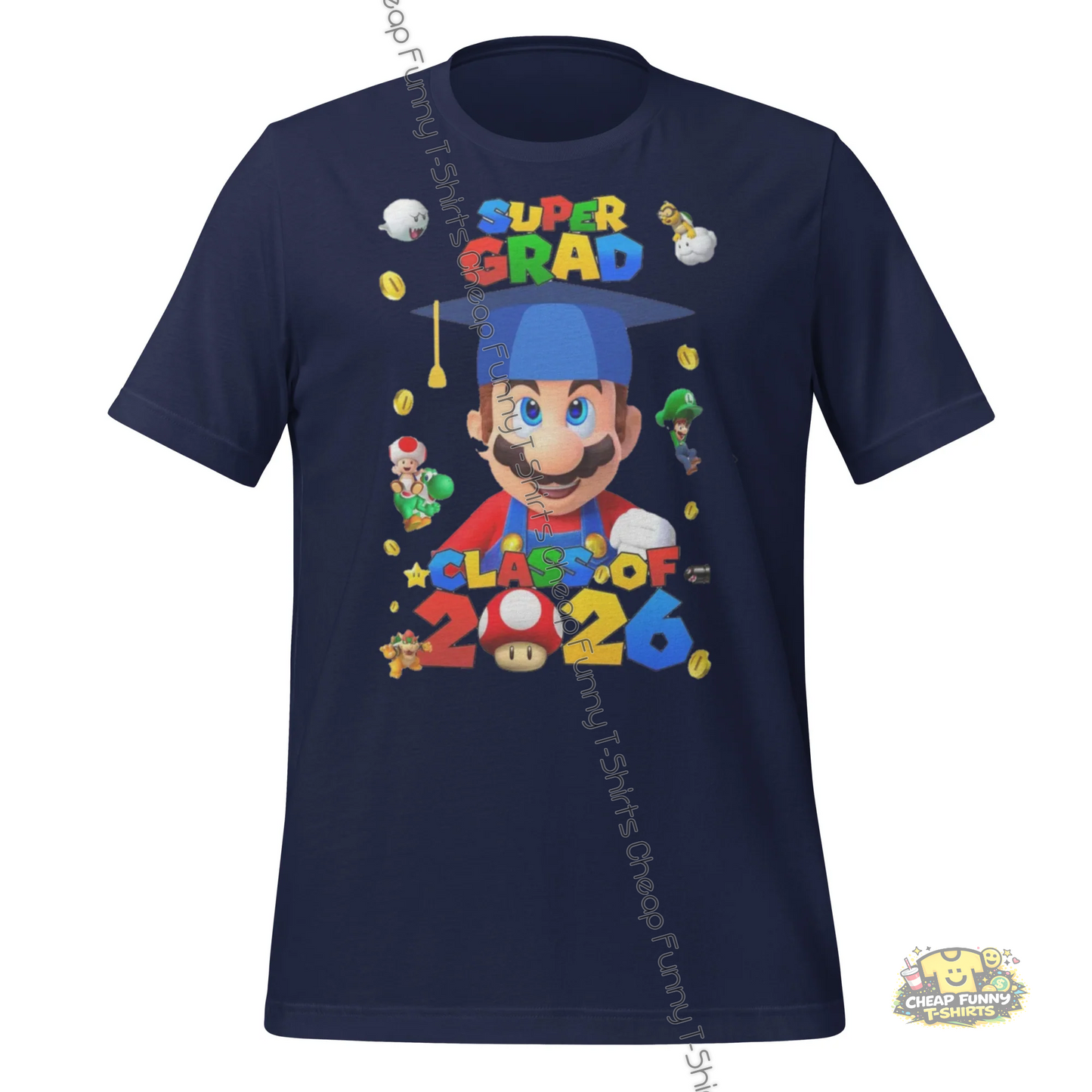 Watermarked - Supergrad Class of 2026 Unisex t-shirt