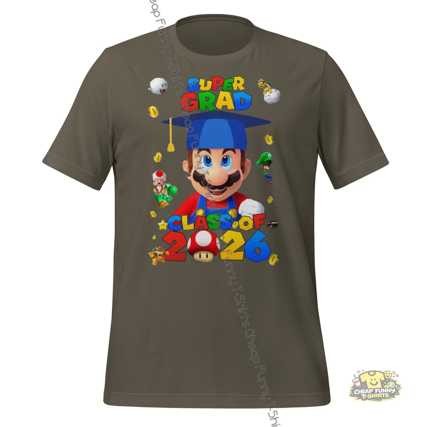 Watermarked - Supergrad Class of 2026 Unisex t-shirt