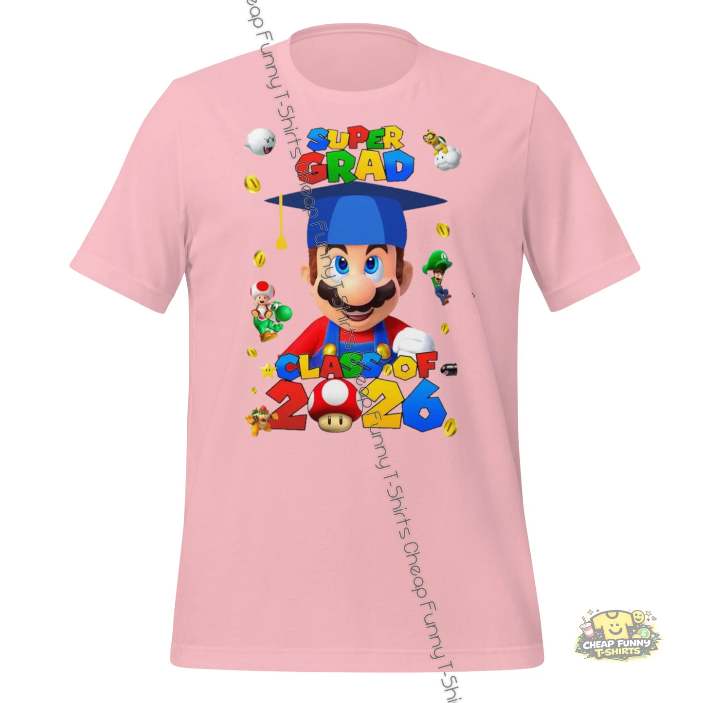 Watermarked - Supergrad Class of 2026 Unisex t-shirt