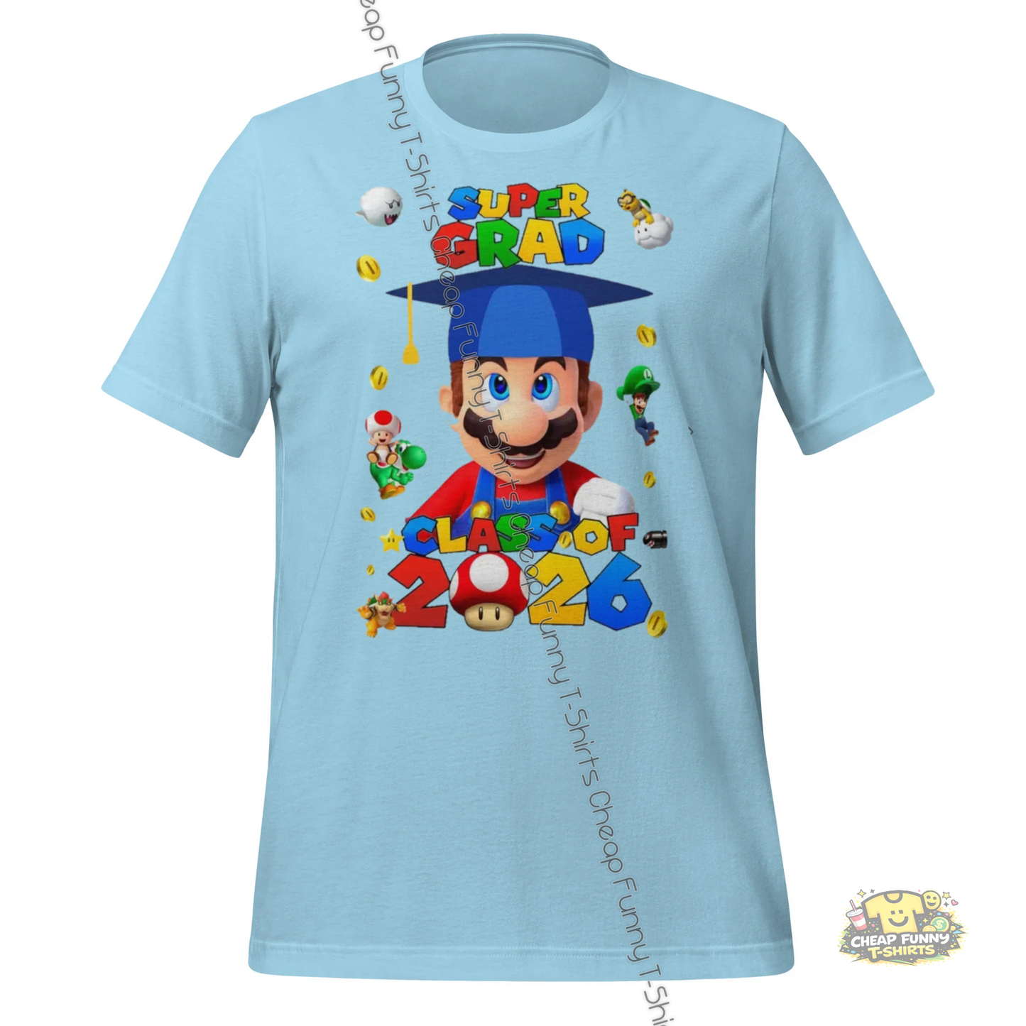 Watermarked - Supergrad Class of 2026 Unisex t-shirt