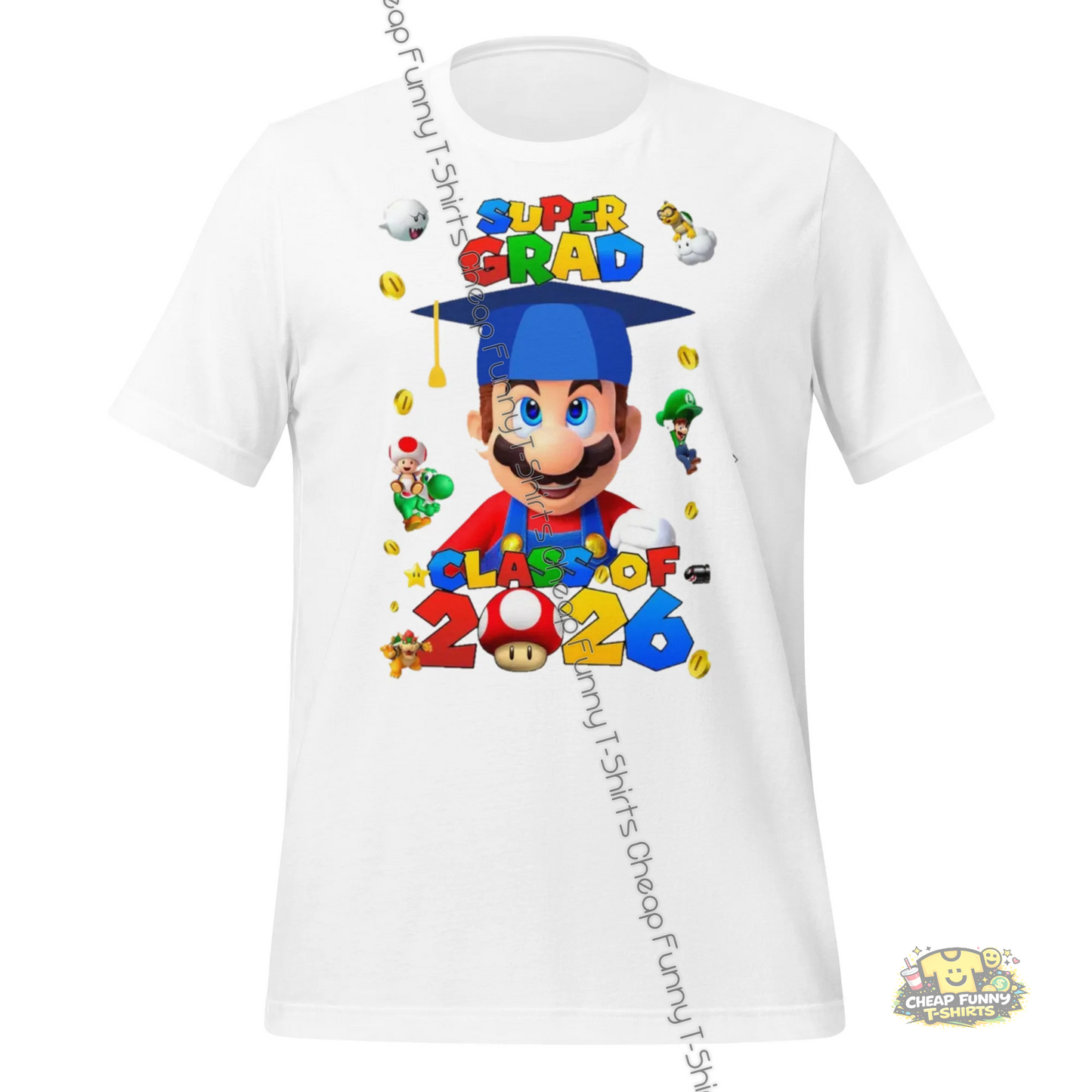 Watermarked - Supergrad Class of 2026 Unisex t-shirt