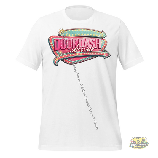 Watermarked - Retro Doordash Diner Style Unisex t-shirt