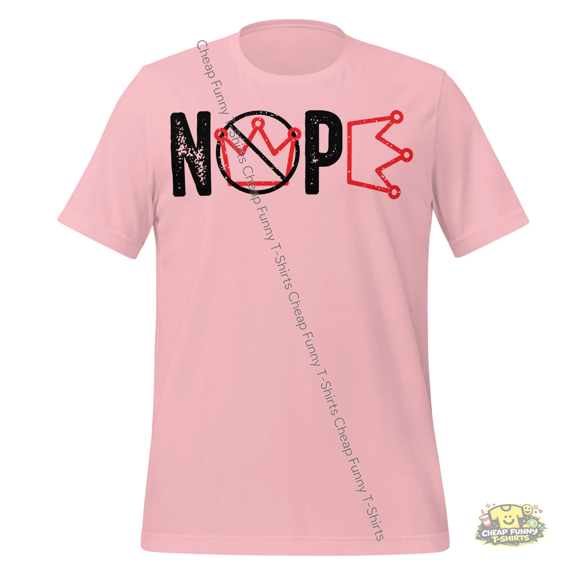 Watermarked - Nope Black Unisex t-shirt