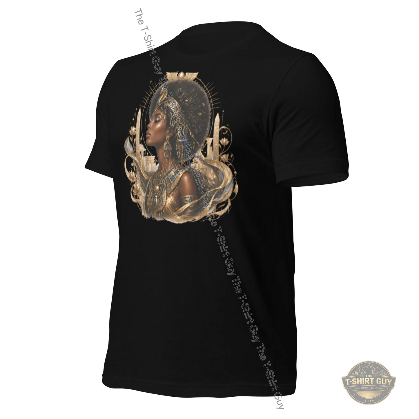 Watermarked - Regal Egyptian Queen Unisex t-shirt