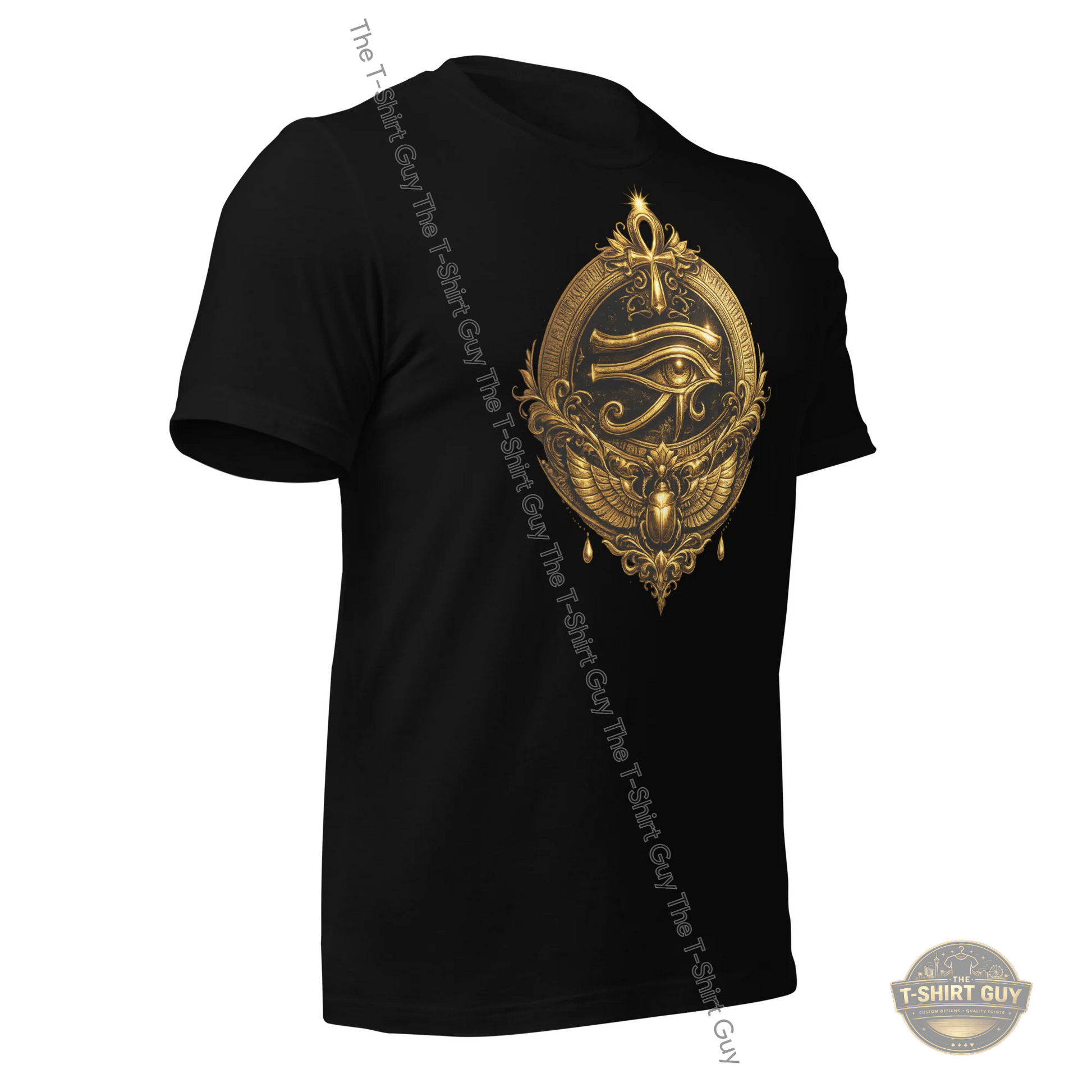 Watermarked - Golden Eye of Horus Unisex t-shirt