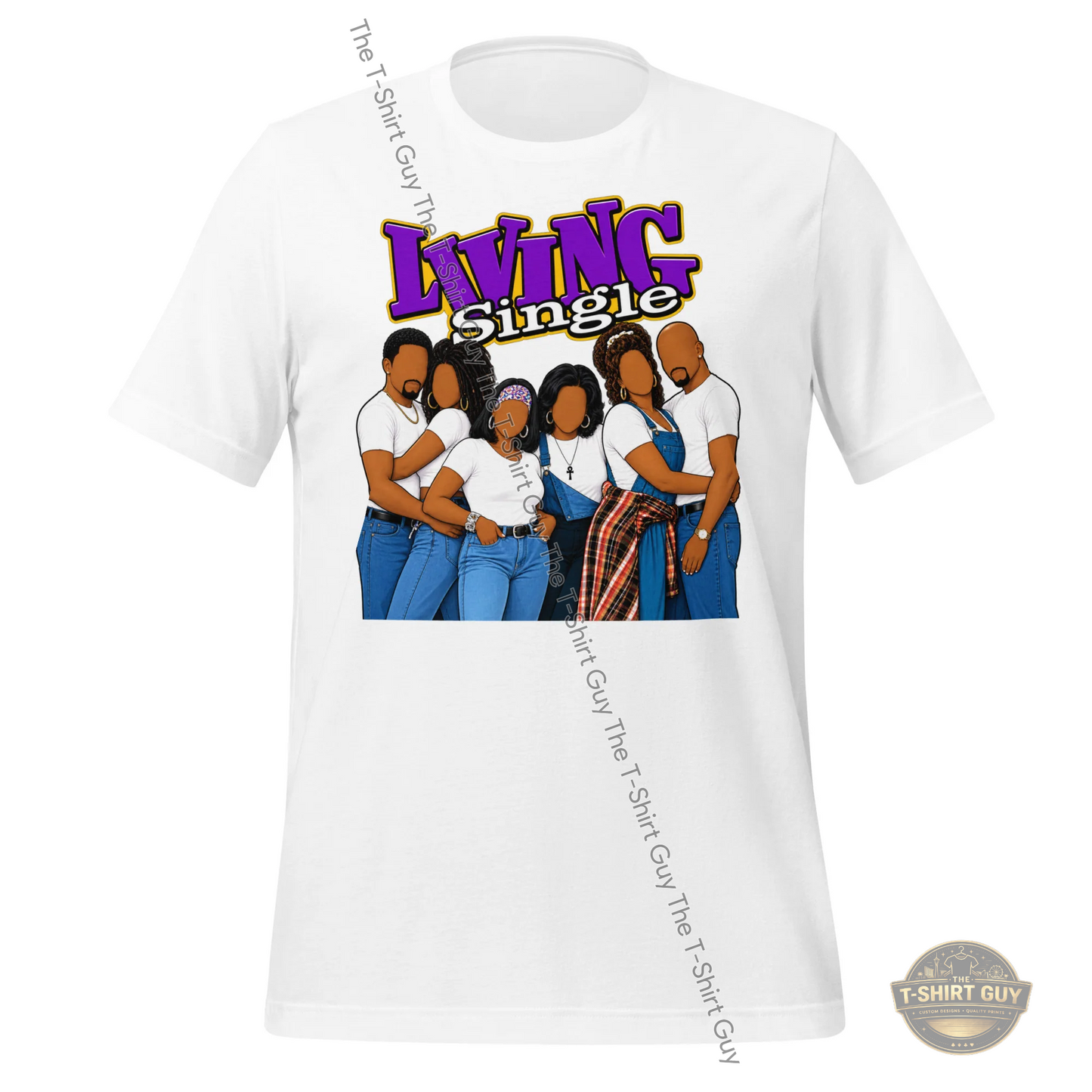 Watermarked - Living Single Unisex t-shirt
