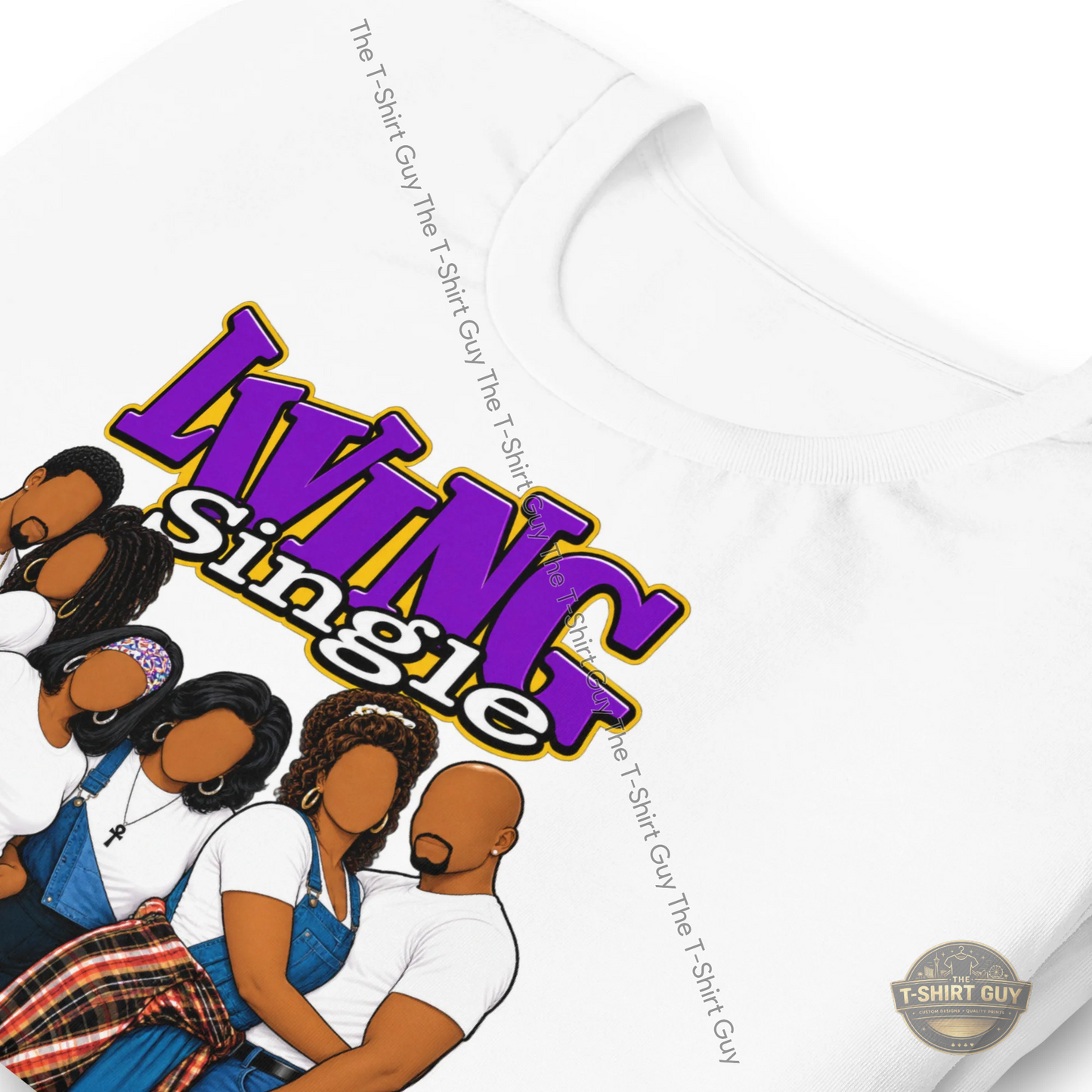 Watermarked - Living Single Unisex t-shirt