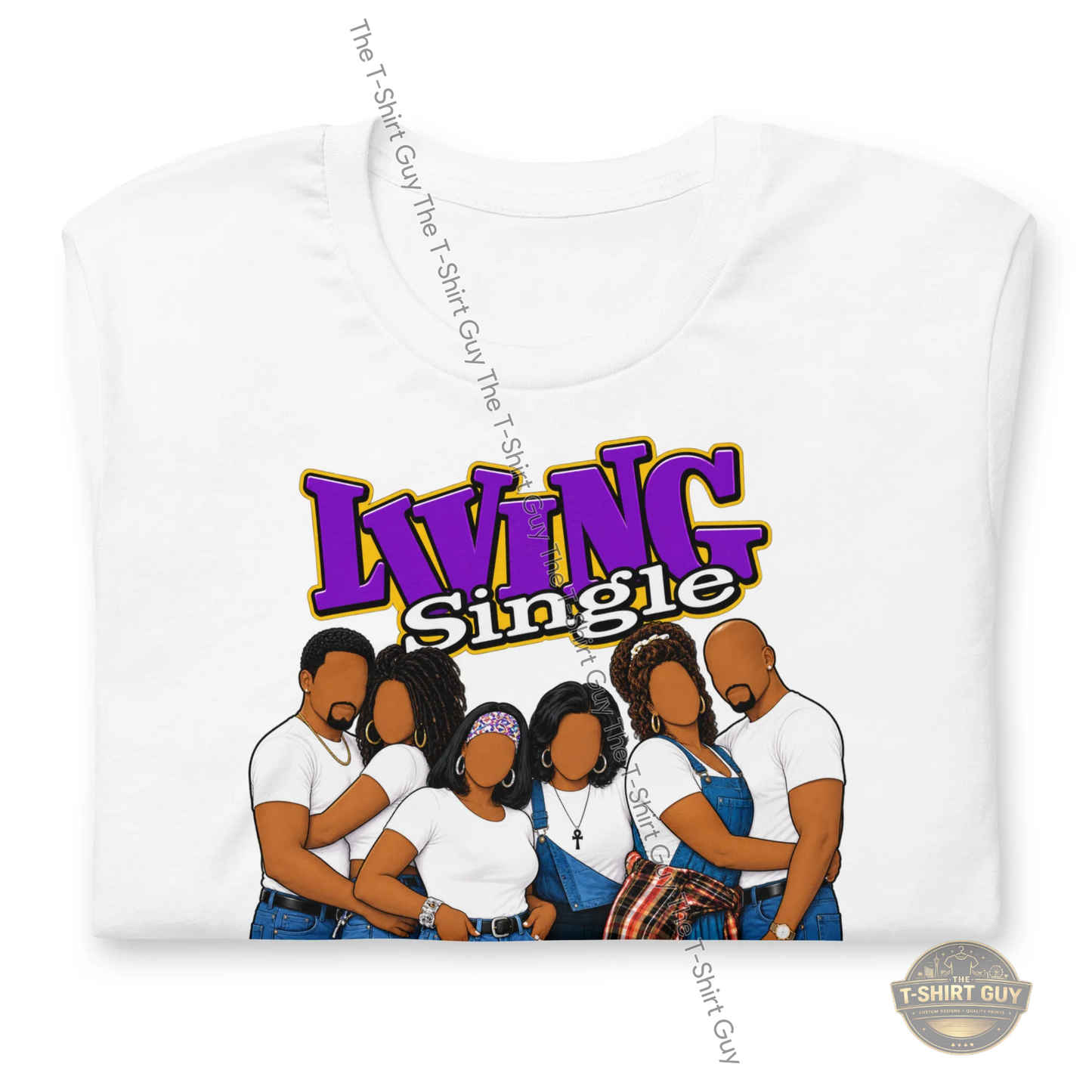 Watermarked - Living Single Unisex t-shirt