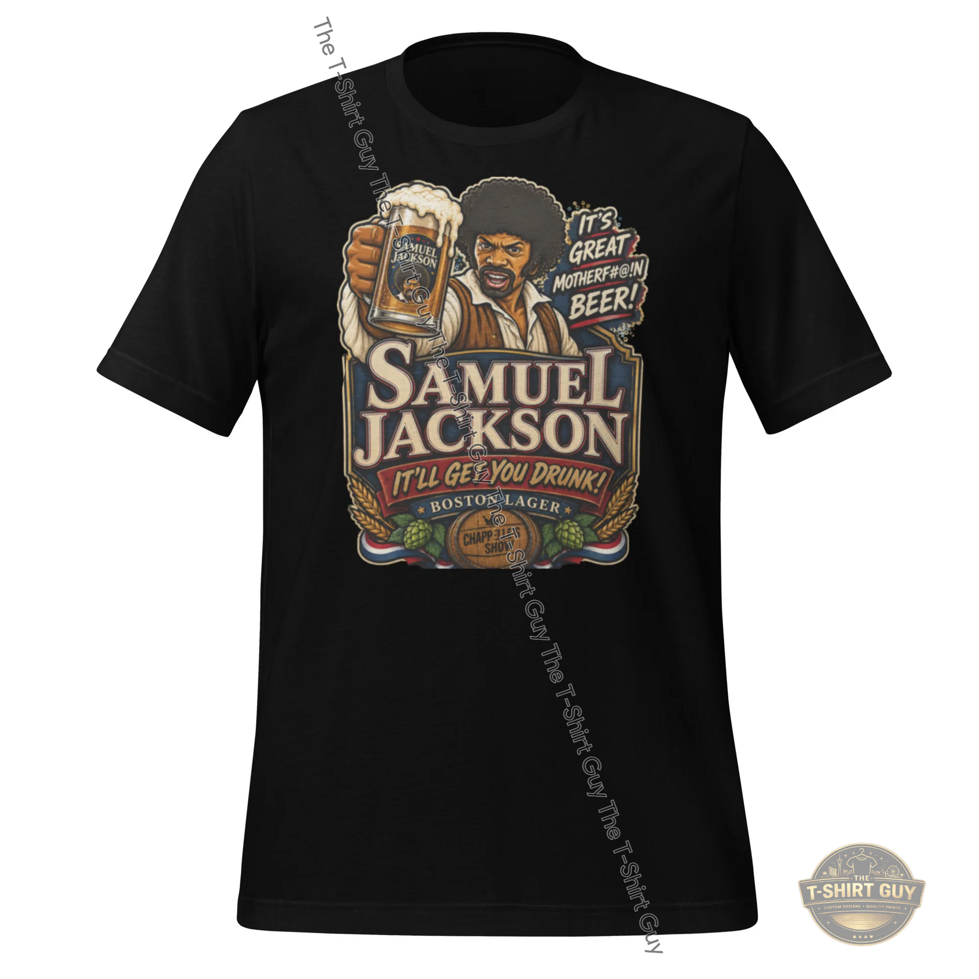Watermarked - Samuel Jackson Lager Unisex t-shirt