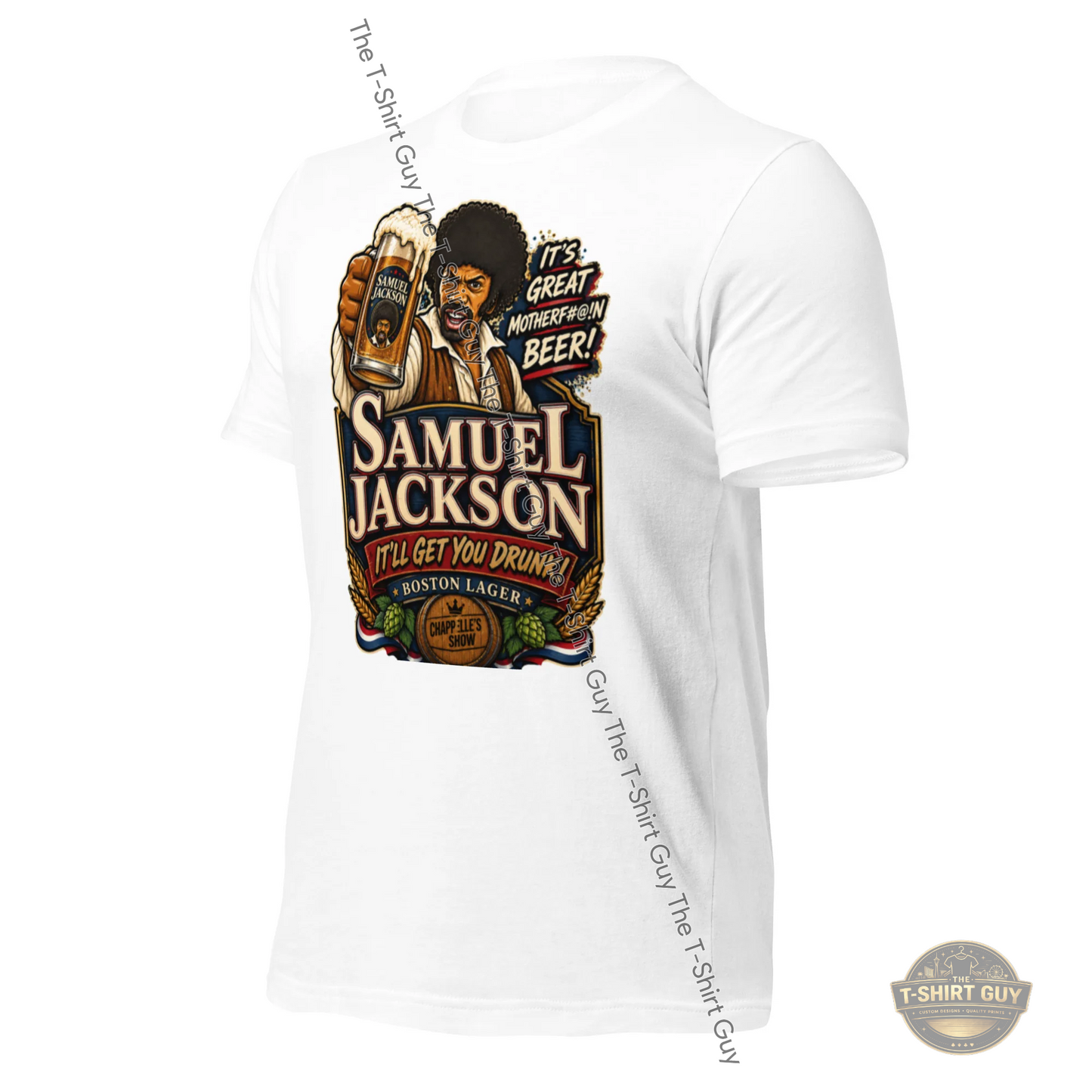 Watermarked - Samuel Jackson Lager Unisex t-shirt