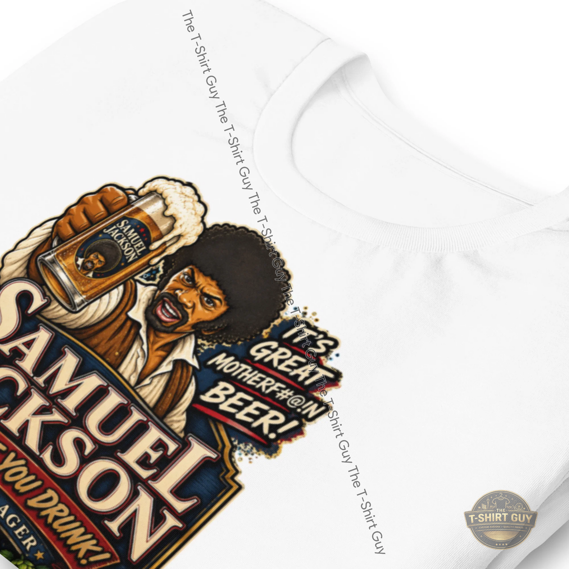 Watermarked - Samuel Jackson Lager Unisex t-shirt