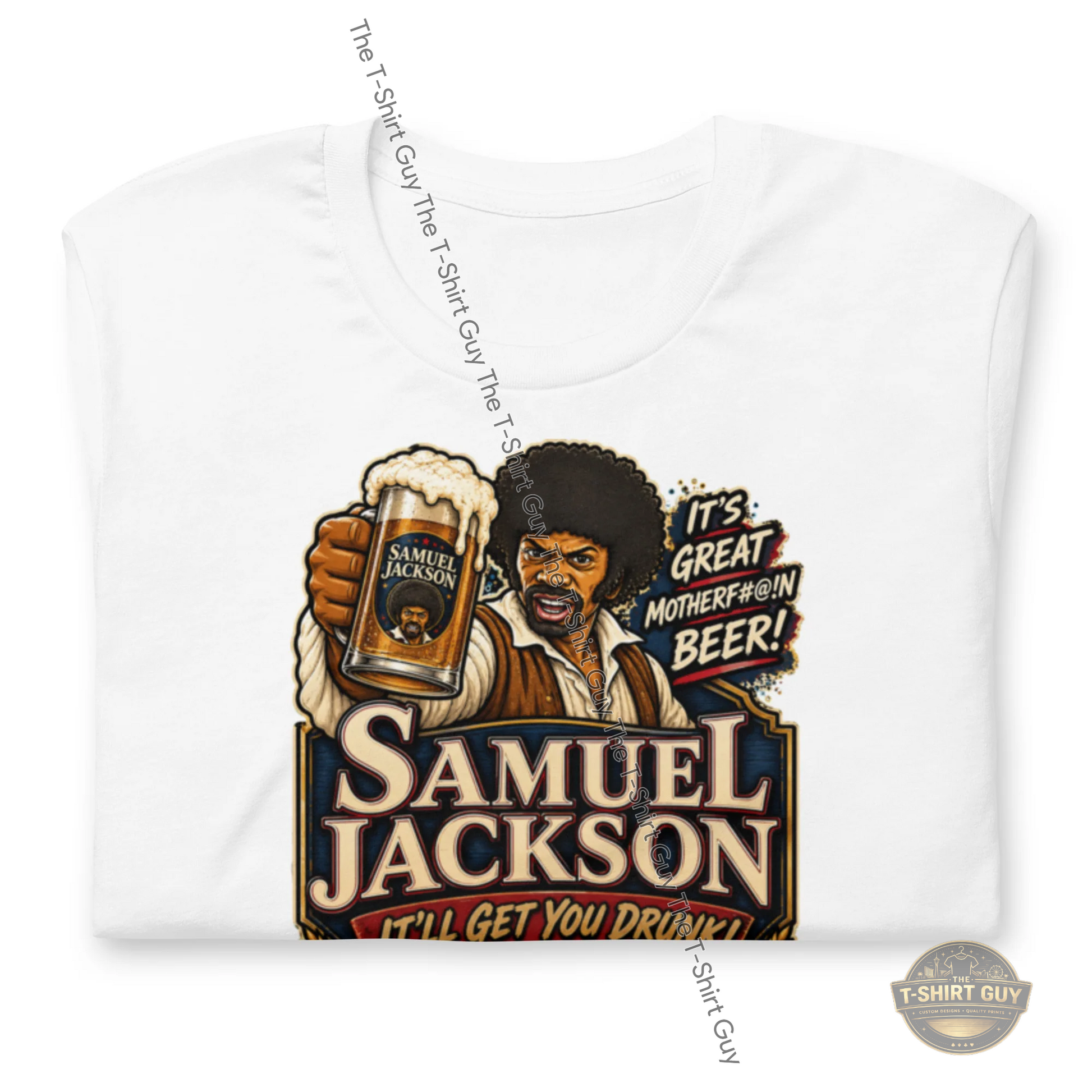 Watermarked - Samuel Jackson Lager Unisex t-shirt