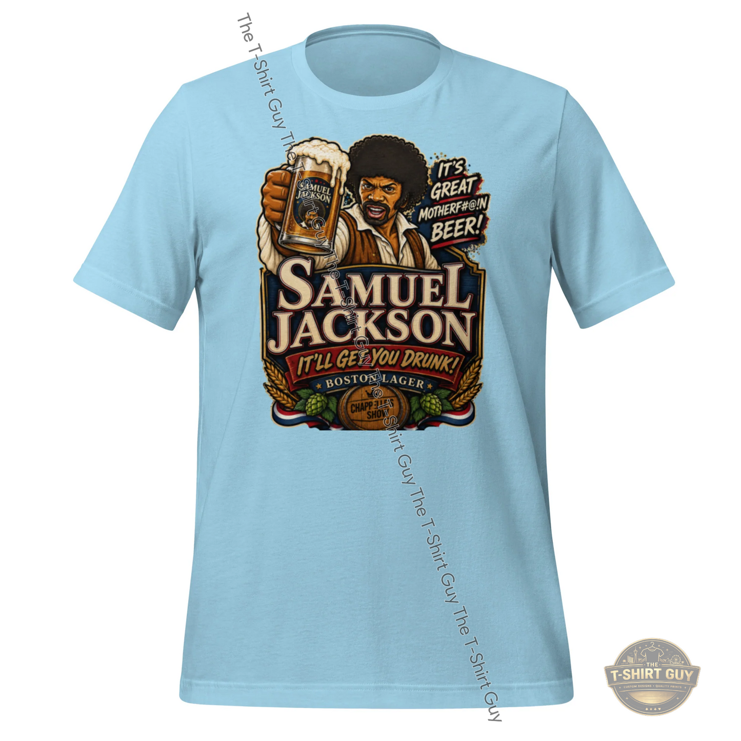 Watermarked - Samuel Jackson Lager Unisex t-shirt