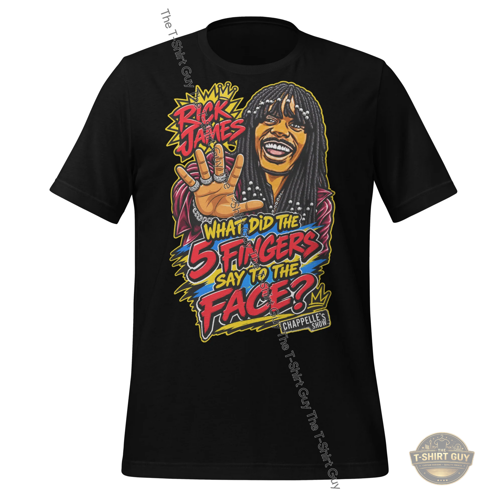 Watermarked - What Did The 5 Fingers Say To The Face Unisex t-shirt