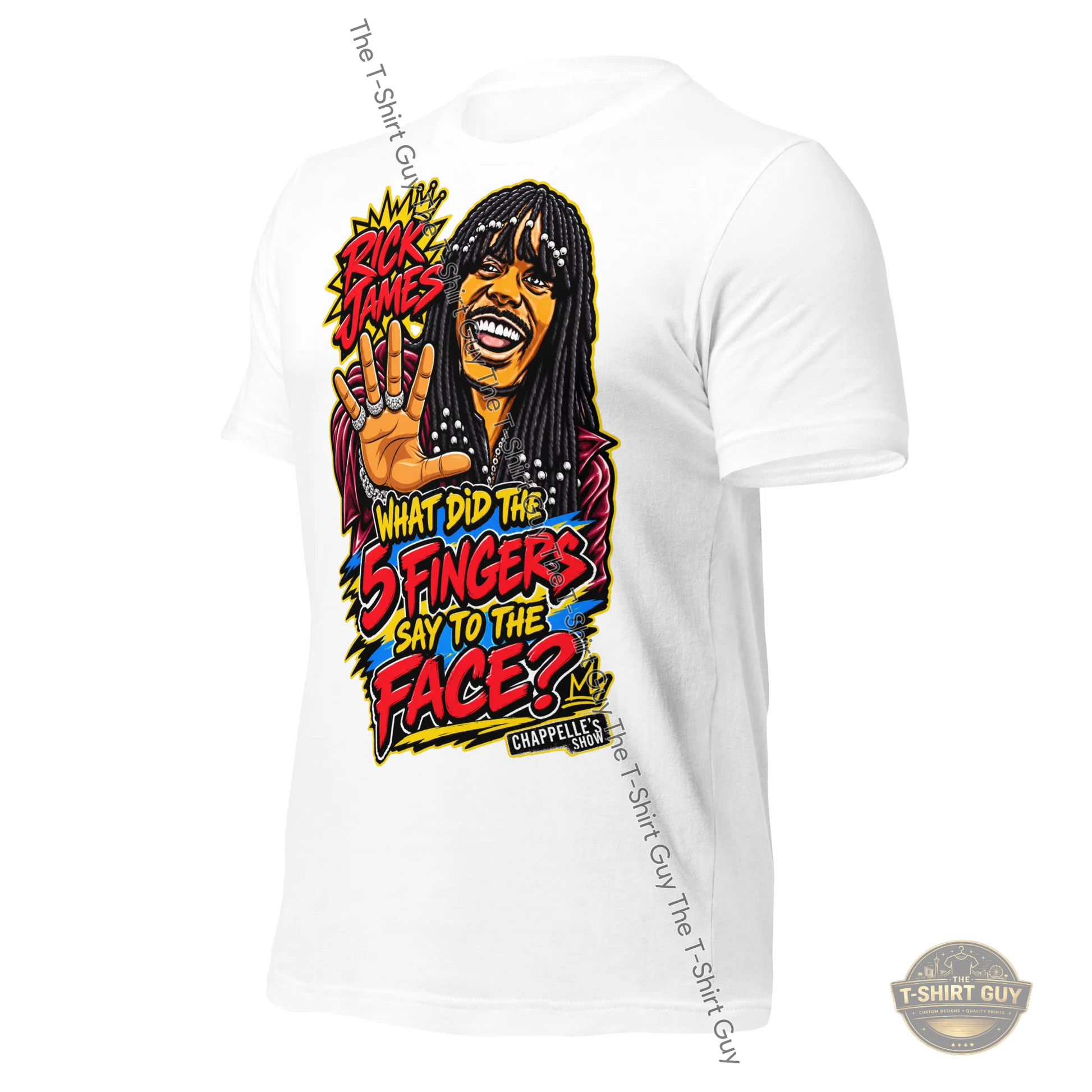 Watermarked - What Did The 5 Fingers Say To The Face Unisex t-shirt