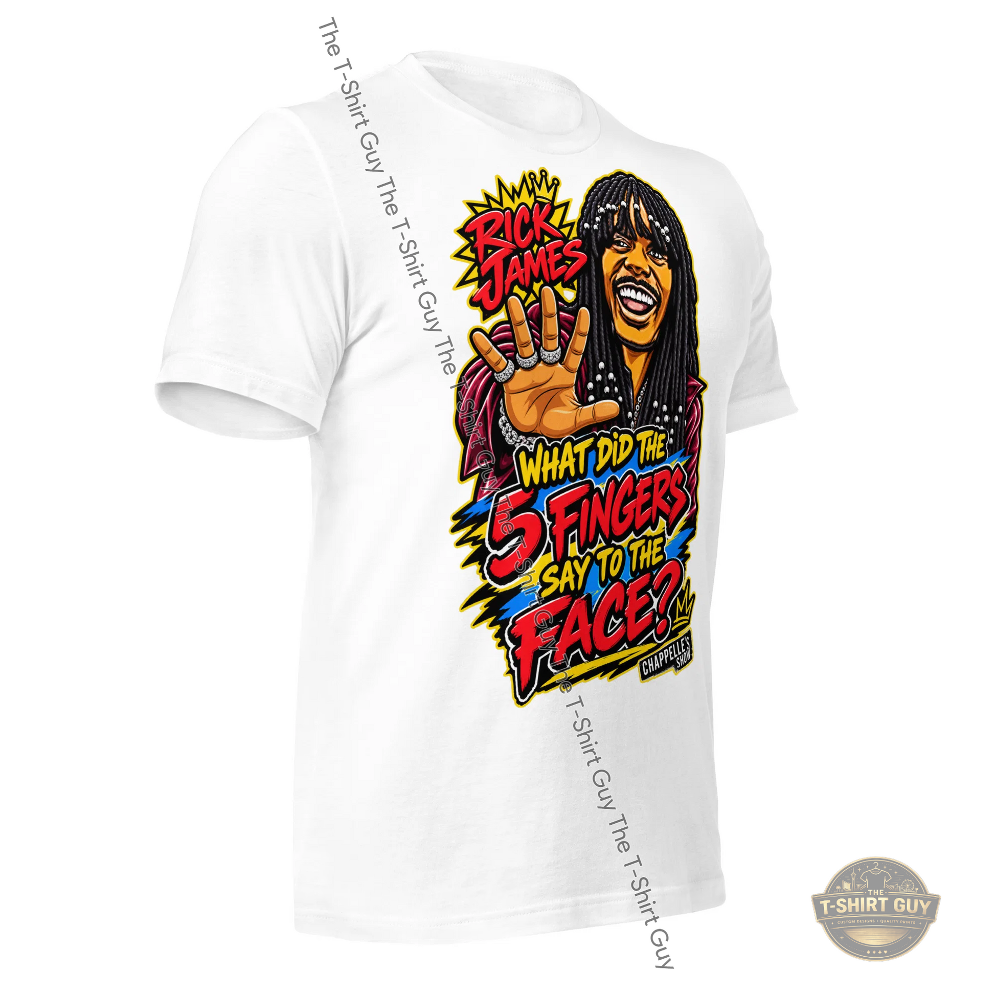 Watermarked - What Did The 5 Fingers Say To The Face Unisex t-shirt
