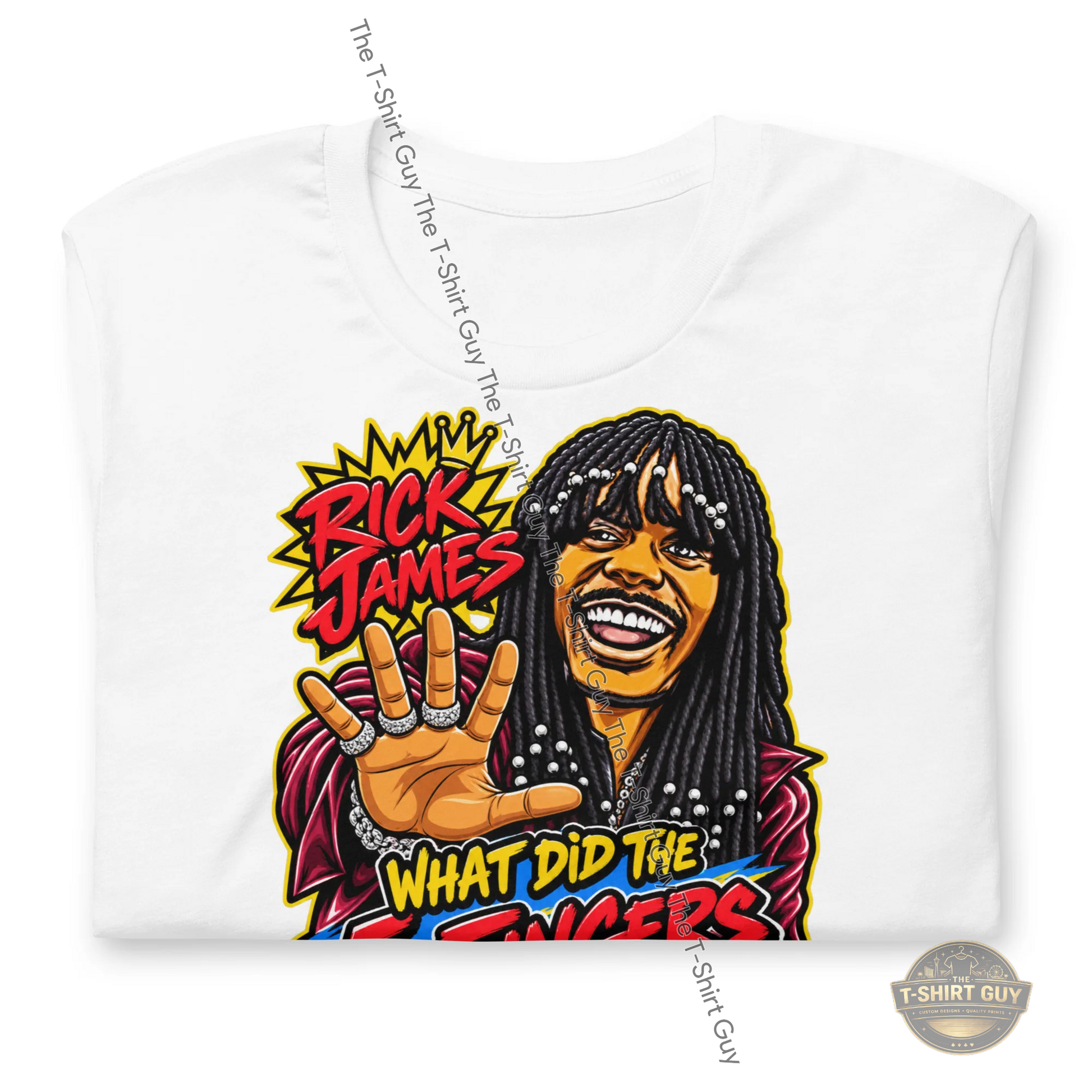 Watermarked - What Did The 5 Fingers Say To The Face Unisex t-shirt