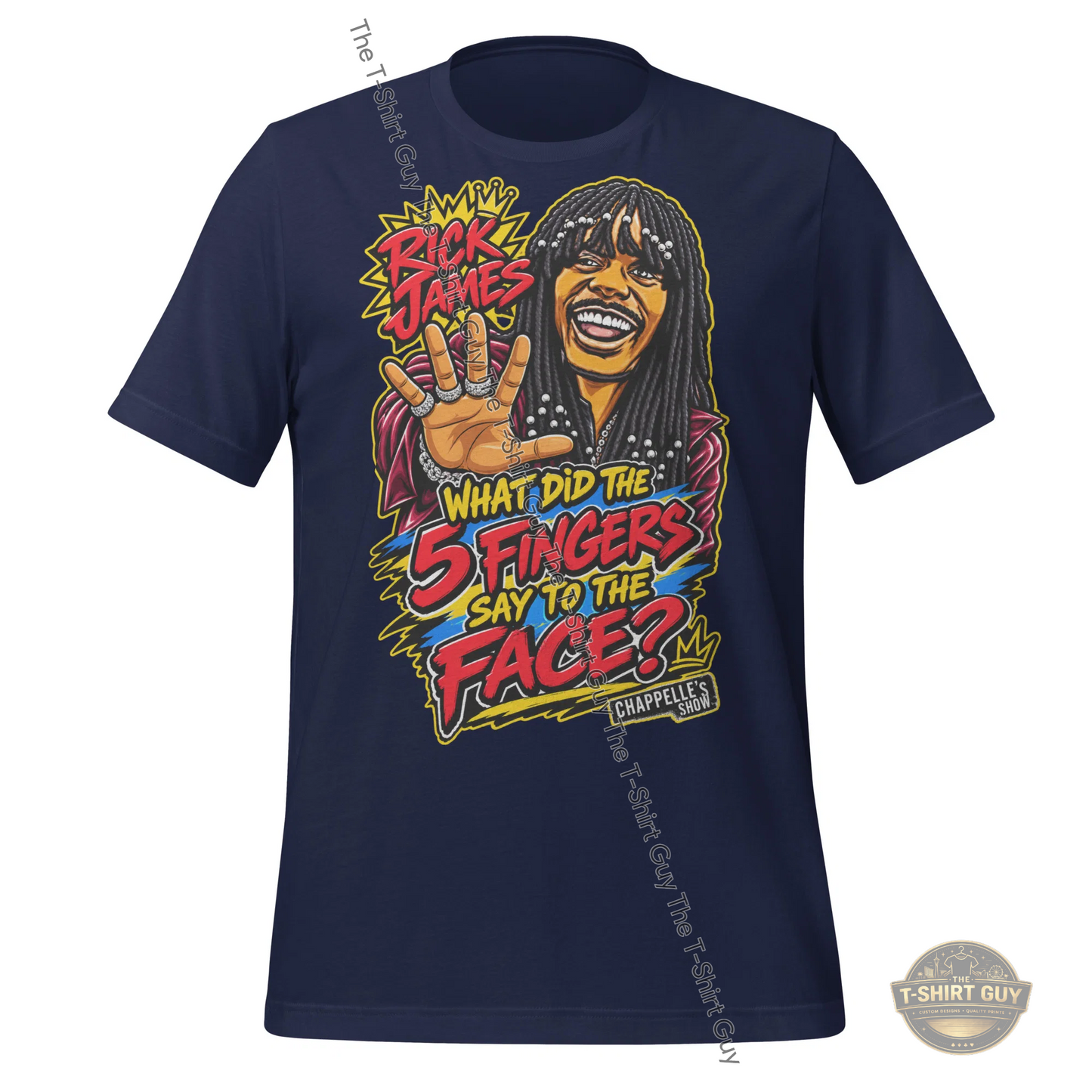 Watermarked - What Did The 5 Fingers Say To The Face Unisex t-shirt