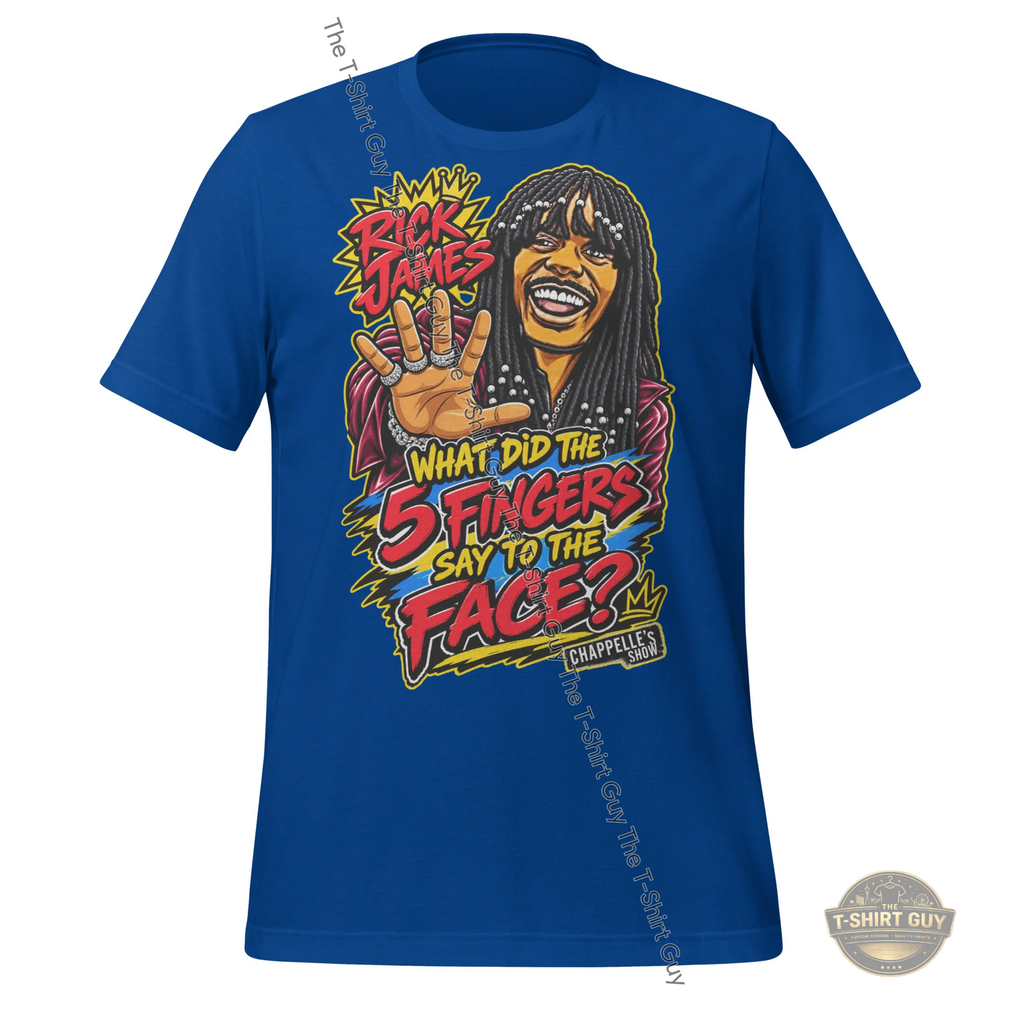 Watermarked - What Did The 5 Fingers Say To The Face Unisex t-shirt