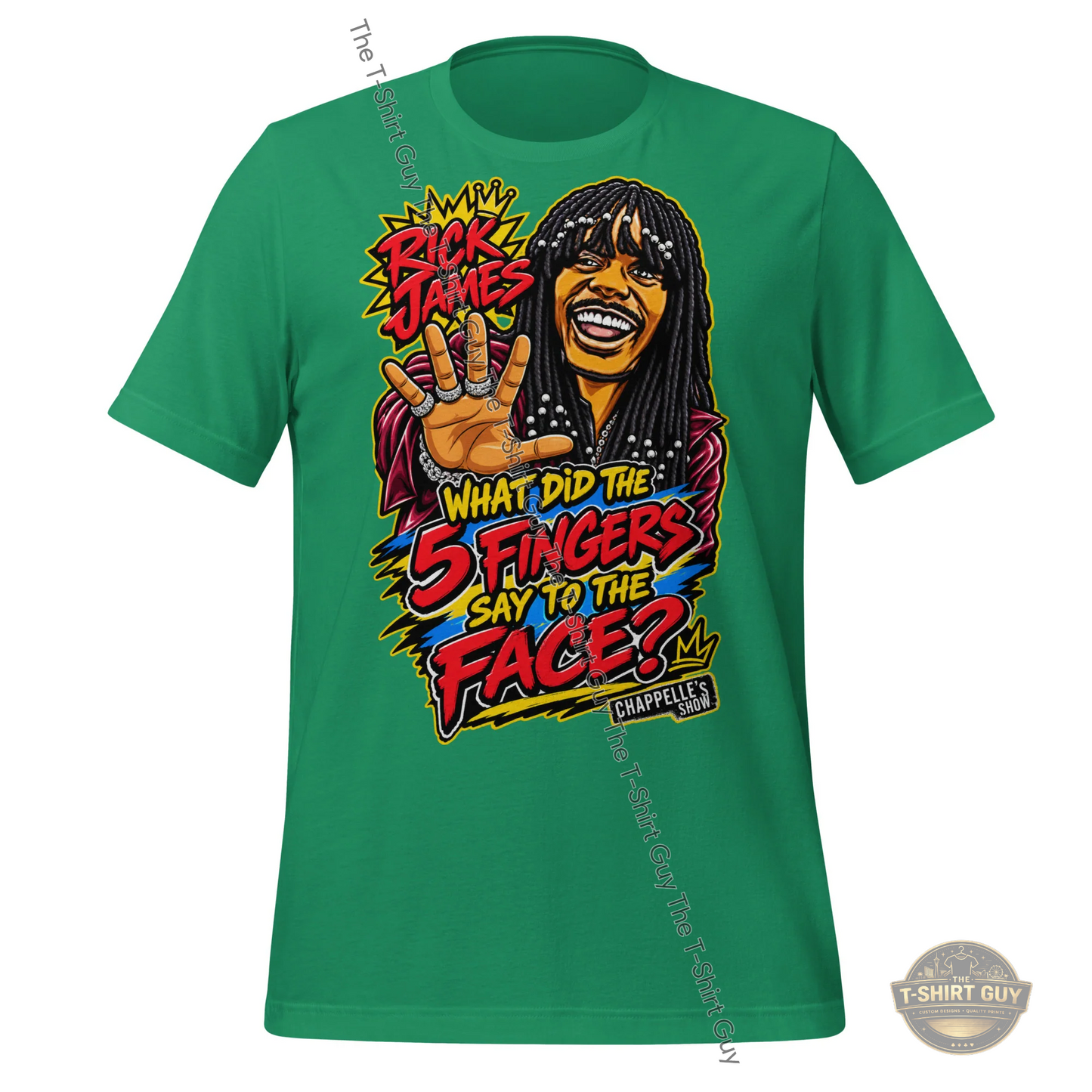 Watermarked - What Did The 5 Fingers Say To The Face Unisex t-shirt