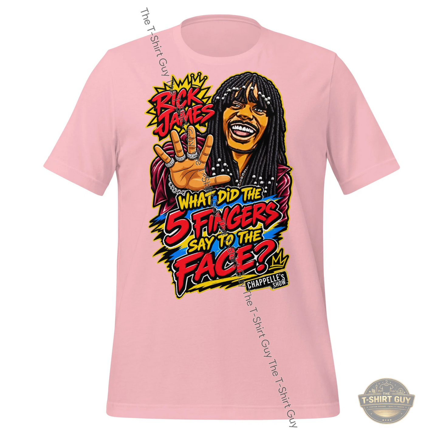 Watermarked - What Did The 5 Fingers Say To The Face Unisex t-shirt