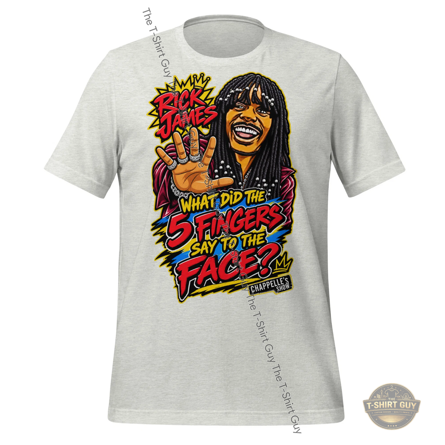 Watermarked - What Did The 5 Fingers Say To The Face Unisex t-shirt