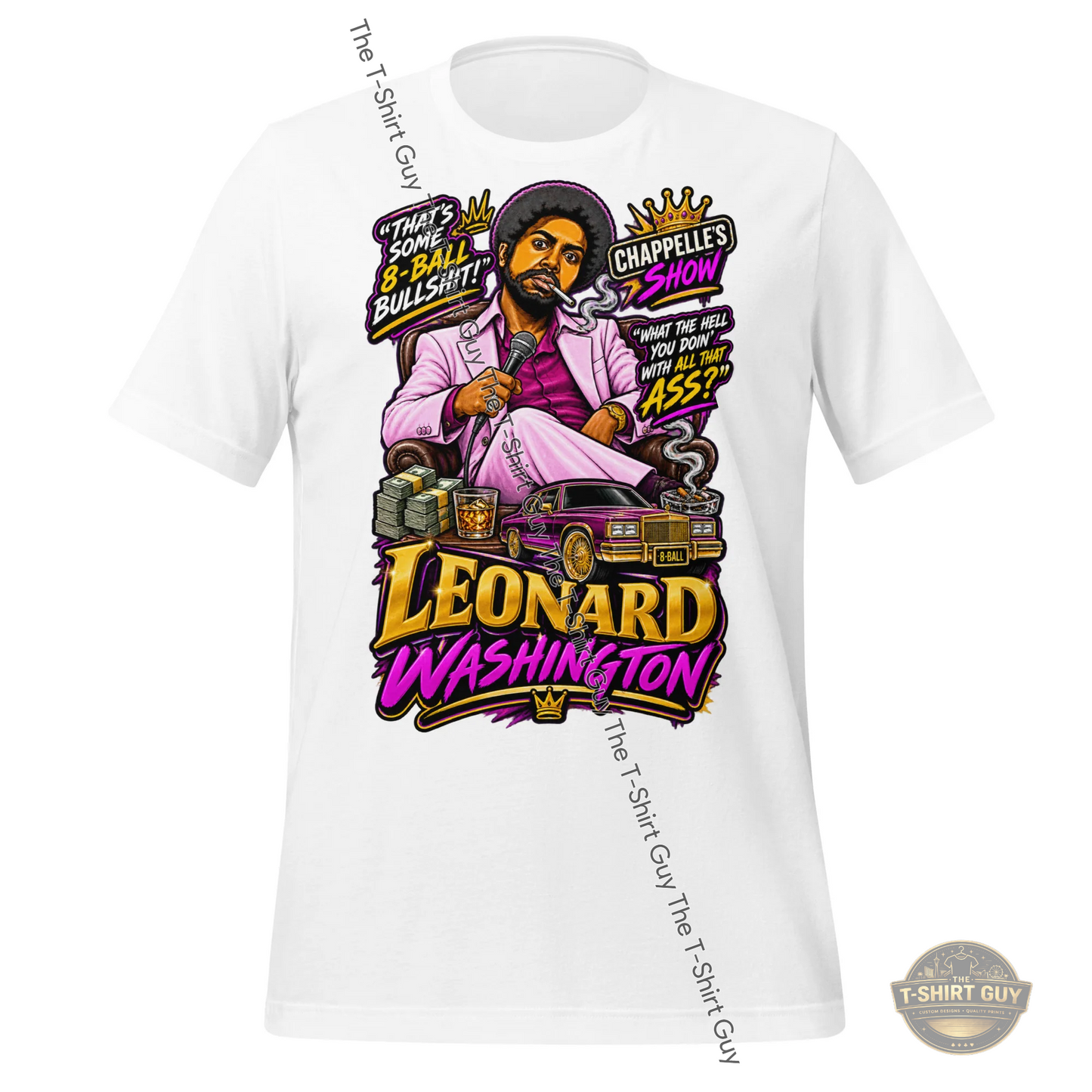 Watermarked - Leonard Washington Unisex t-shirt
