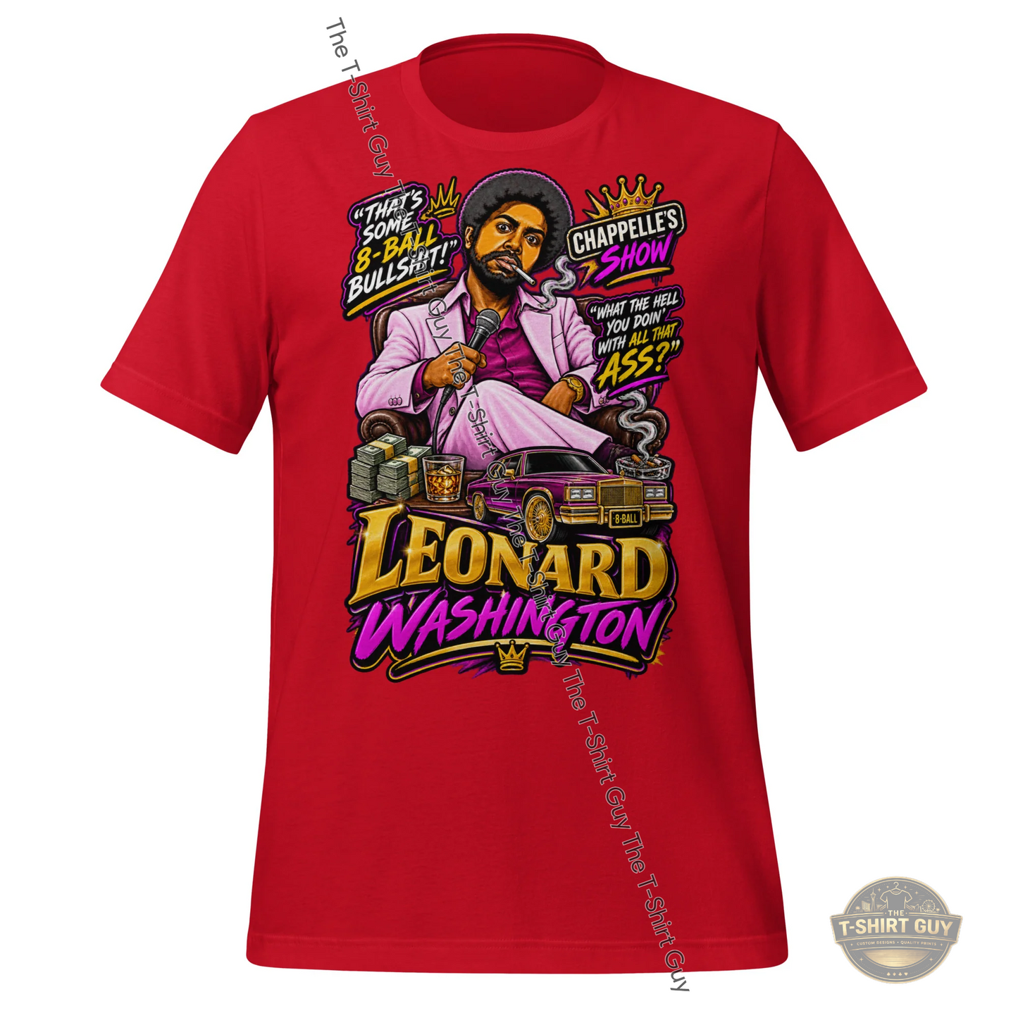 Watermarked - Leonard Washington Unisex t-shirt