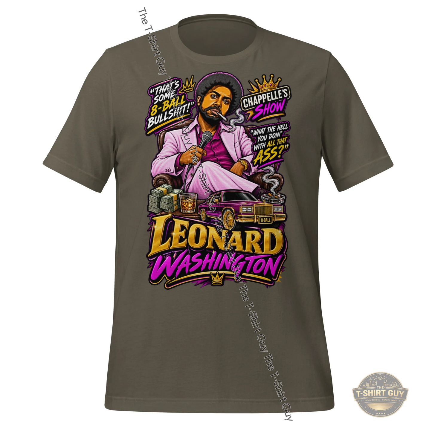 Watermarked - Leonard Washington Unisex t-shirt