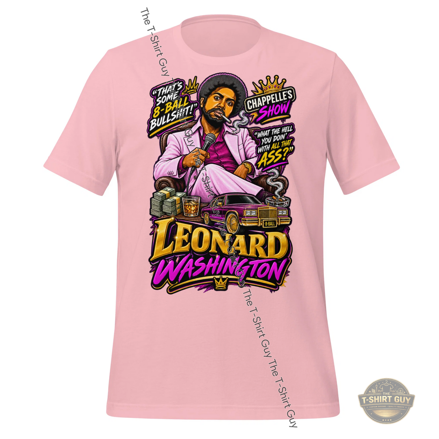 Watermarked - Leonard Washington Unisex t-shirt
