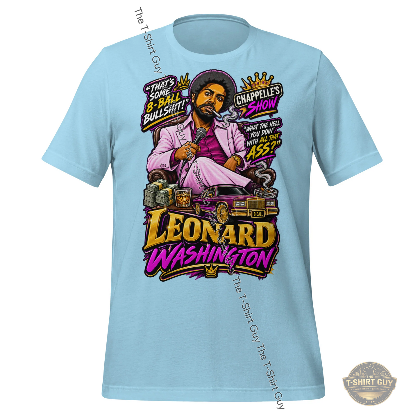 Watermarked - Leonard Washington Unisex t-shirt