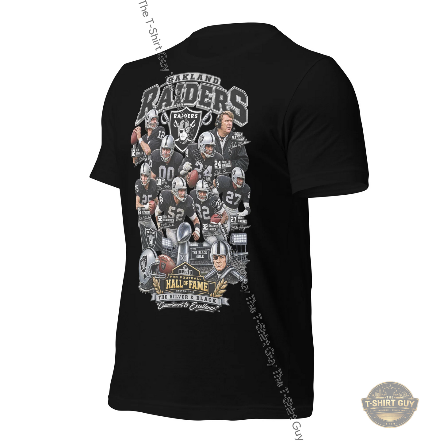 Watermarked - Oakland Raiders Hall of Fame Unisex t-shirt