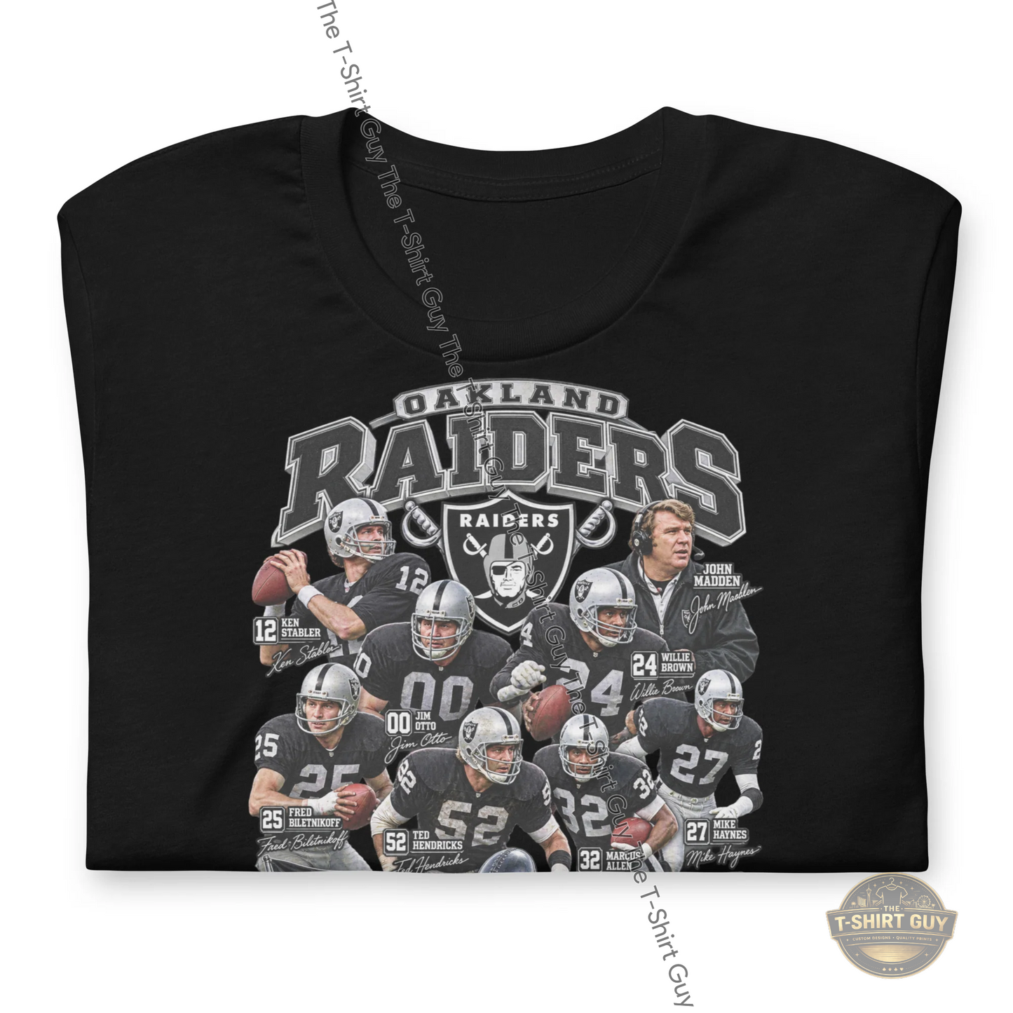 Watermarked - Oakland Raiders Hall of Fame Unisex t-shirt