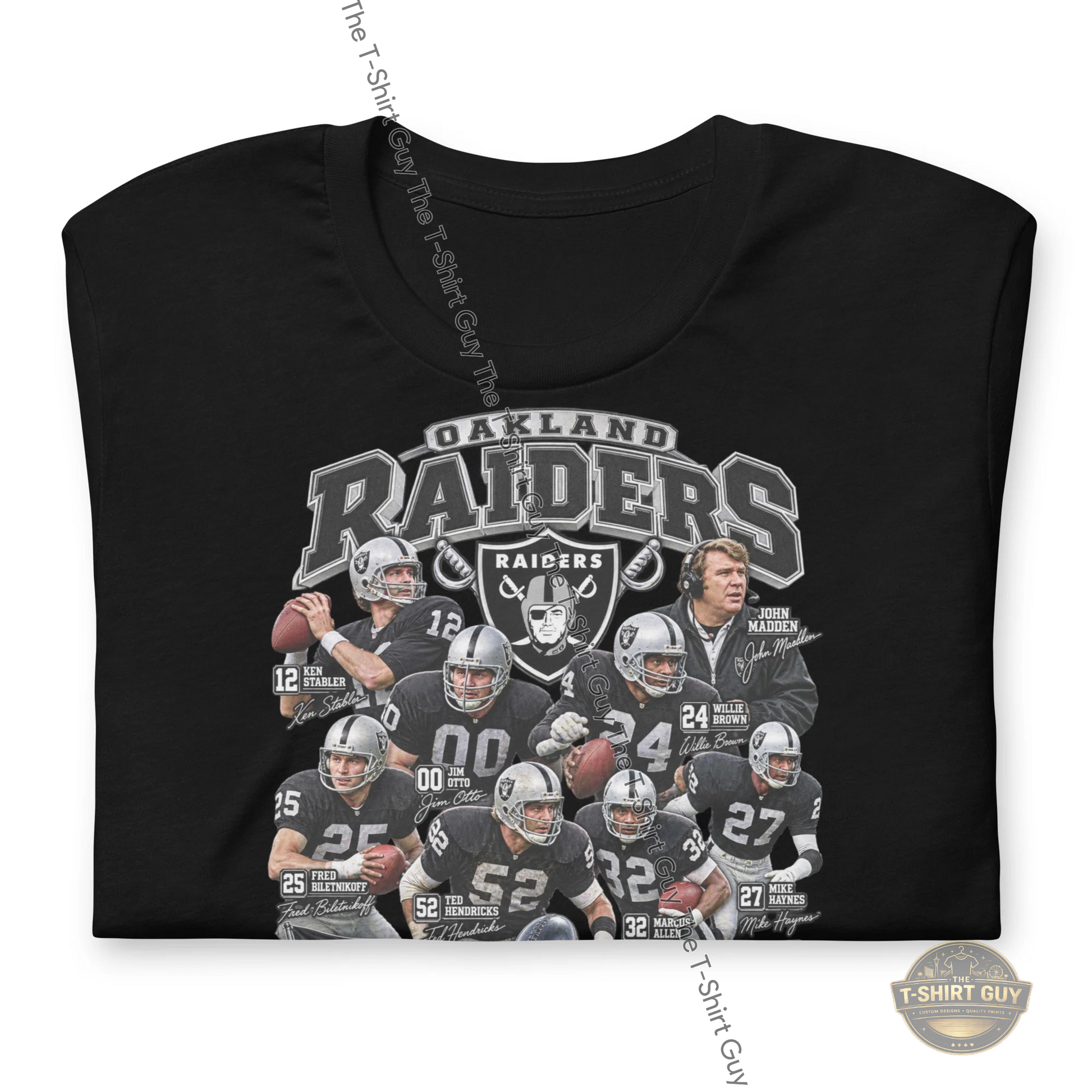 Watermarked - Oakland Raiders Hall of Fame Unisex t-shirt