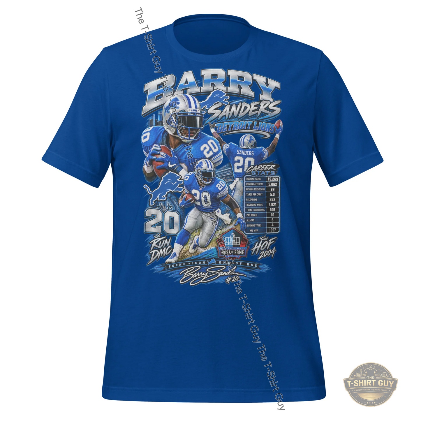 Watermarked - Barry Sanders Hall of Fame Unisex t-shirt